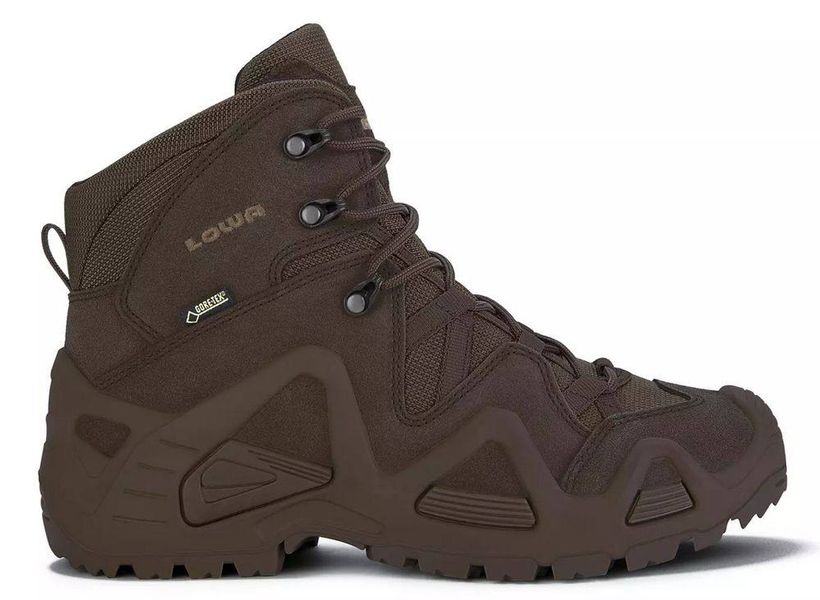 Ботинки тактические "Lowa Zephyr GTX® MID TF"Dark brown(коричневий) 55180 фото